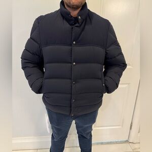 Moncler ROUSSEAU GIUBBOTTO Blue Men’s Jacket